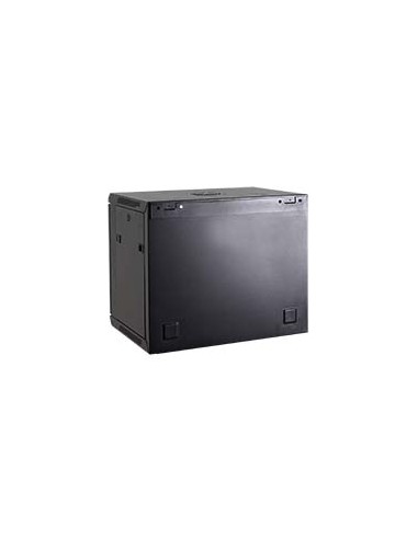 ARMARIO RACK PARA PARED - HASTA 4U RACK DE 19&QUOT; - HASTA 60 KG DE CARGA - CON VENTILACIÓN Y PASACABLES - VENTILADOR INCLUIDO