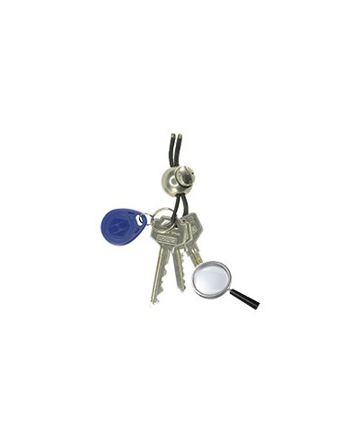 NUMBERED PROXIMITY TAG KEY RING - IDENTIFICATION BY RADIO-FREQUENCY - PASSIVE EM : BLUE COLOR - LOW FREQUENCY 125 KHZ - LIGHT &