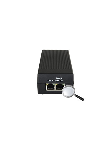INYECTOR POE - ENTRADA/SALIDA RJ45 10/100/1000 MBPS - POTENCIA 30 W - DISTANCIA MÁXIMA 100 M - POE/POE+ IEEE802.3AF/AT - ESTABIL