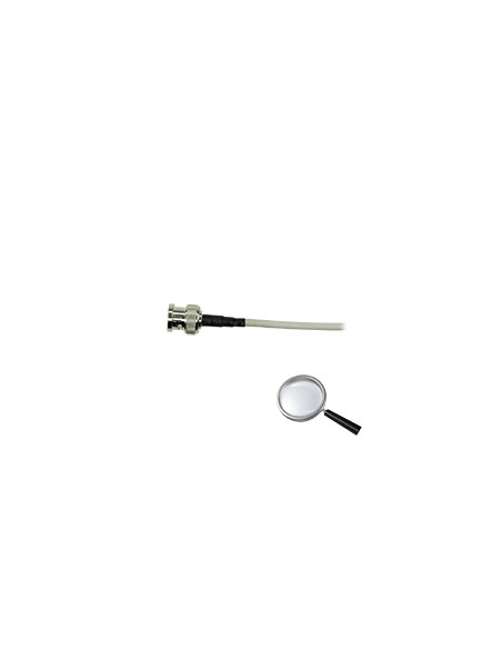CONECTOR SAFIRE - BNC PARA CRAVAR - COMPATÍVEL COM MICROCOAXIAL - 25 MM (FO) - 10 MM (AN) - 5 G