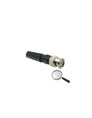 CONECTOR SAFIRE - BNC PARA ATORNILLAR - COMPATIBLE CON CUALQUIER CABLE - UNIVERSAL, NO NECESITA CRIMPADORA - SÓLO REQUIERE DESTO