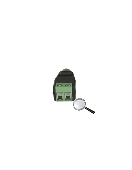 CONECTOR SAFIRE - DC HEMBRA - SALIDA +/ DE 2 TERMINALES - 36 MM (FO) - 13 MM (AN) - 5 G