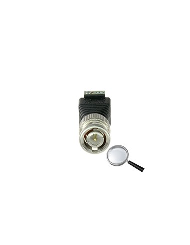 SAFIRE - CONECTOR BNC MACHO - SALIDA +/ DE 2 TERMINALES - 40 MM (FO) - 13 MM (AN) - 12 G