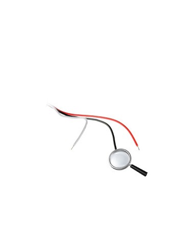 MICRÓFONO EXTERNO - CONECTOR EN TERMINAL POR CABLE - POWER + (ROJO), POWER (NEGRO) - AUDIO (BLANCO) - ALIMENTACIÓN DC6V~12V - LA