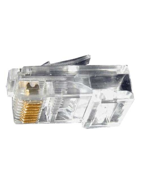 CONECTOR - RJ45 PARA CRIMPAR - COMPATIBLE CON CABLE UTP - 20 MM (FO) - 10 MM (AN) - 5 G