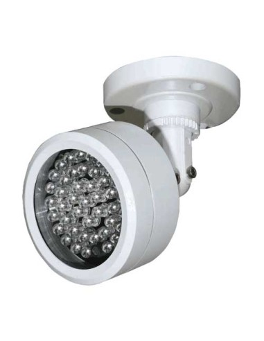 FOCO INFRARROJO DE ALCANCE 50M - ILUMINACIÓN POR LEDS - 60° DE APERTURA - 3 LEDS Ø10 - INCLUYE CÉLULA DE FOTOCONTROL - 100 X 95