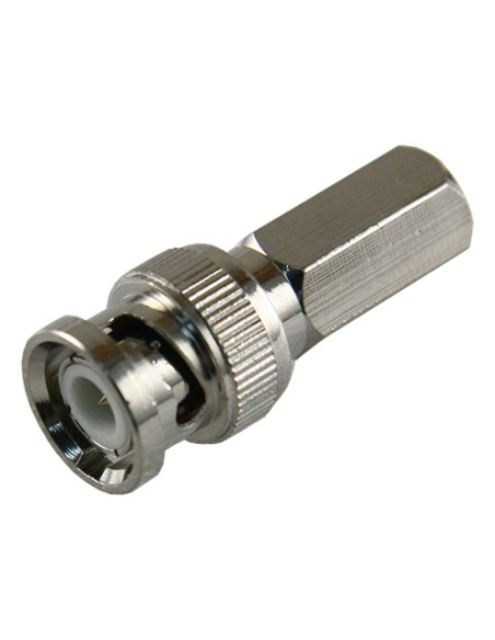 CONECTOR RÁPIDO SAFIRE - BNC PARA ENROSCAR - NO NECESITA CRIMPADORA - 35 MM (FO) - 14 MM (AN) - 15 G