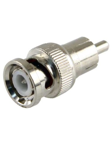 CONECTOR SAFIRE - BNC MACHO - RCA MACHO - 32 MM (FO) - 13 MM (AN) - 8 G