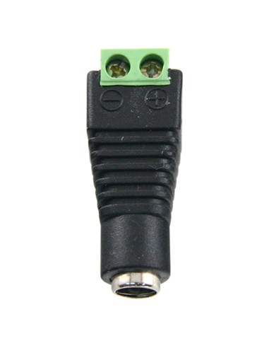 CONECTOR SAFIRE - DC HEMBRA - SALIDA +/ DE 2 TERMINALES - 36 MM (FO) - 13 MM (AN) - 5 G