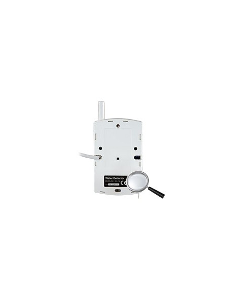 DETECTOR DE INUNDACIÓN - INALÁMBRICO - ANTENA EXTERNA - INDICADOR LED DE BAJA BATERIA - SONDA CABLEADA INDEPENDIENTE - ALIMENTAC