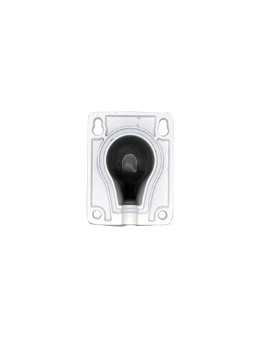 WALL BRACKET - FOR DOME CAMERAS - VALID FOR EXTERIOR USE - WHITE COLOUR - COMPATIBLE WITH HIWATCH HIKVISION - CABLE PASS