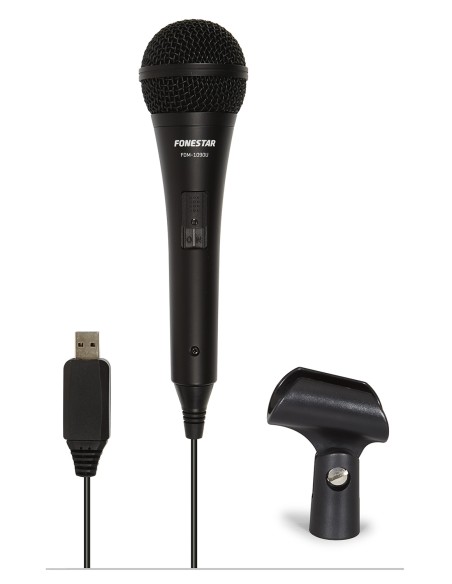 MICROFONO DINAMICO DE MANO UNIDIRECCIONAL FONESTAR FDM-1090U