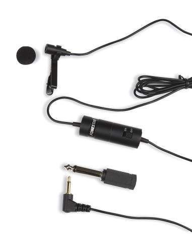 MICROPHONE À CONDENSATEUR ET ADAPTATEUR DENTRÉE POUR MICROPHONE DYNAMIQUE FONESTAR 020-ZM-ZM