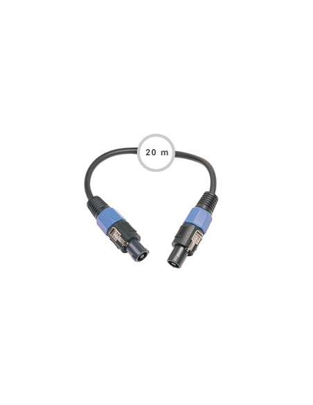 CABLE SEÑAL DE AUDIO CONECTOR ALTAVOZ MACHO A CONECTOR ALTAVOZ MACHO FONESTAR SP-820-20