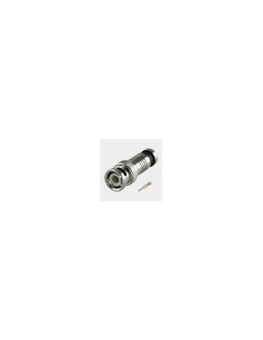 CONECTOR - BNC RÁPIDO DE COMPRESIÓN - COMPATIBLE CON RG59 Y CON115CRIM - 38 MM (FO) - 10 MM (AN) - 11 G