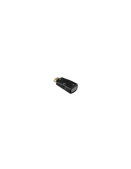 ADAPTADOR DE HDMI A VGA+AUDIO - PASIVO, NO NECESITA ALIMENTACIÓN - CONVIERTE UNA SALIDA DE HDMI EN VGA+AUDIO - RESOLUCIÓN 1080P/