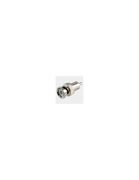 CONECTOR SAFIRE - BNC MACHO - RCA MACHO - 32 MM (FO) - 13 MM (AN) - 8 G