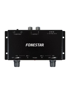 MICROFONE PARA PRÉ-AMPLIFICADOR AUXILIAR. FONESTAR LIGNUM-12SUB