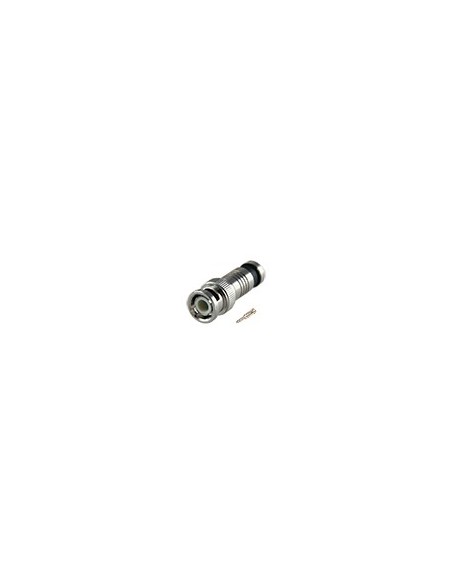CONECTOR - BNC RÁPIDO DE COMPRESIÓN - COMPATIBLE CON RG59 Y CON115CRIM - 38 MM (FO) - 10 MM (AN) - 11 G