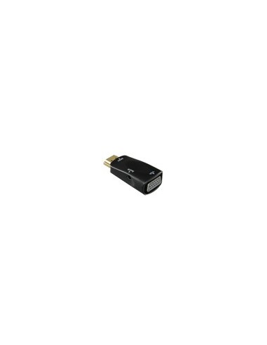ADAPTADOR DE HDMI A VGA+AUDIO - PASIVO, NO NECESITA ALIMENTACIÓN - CONVIERTE UNA SALIDA DE HDMI EN VGA+AUDIO - RESOLUCIÓN 1080P/