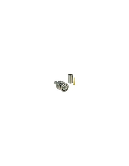 CONECTOR PARA ALTA DEFINICIÓN SAFIRE - BNC PARA CRIMPAR - COMPATIBLE SDI MINI RG59 - 25 MM (FO) - 10 MM (AN) - 5 G
