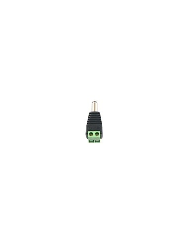 SAFIRE - CONECTOR DC MACHO - SALIDA +/ DE 2 TERMINALES - 38 MM (FO) - 13 MM (AN) - 5 G