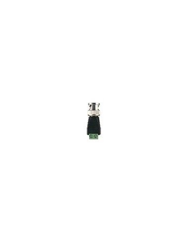 SAFIRE - CONECTOR BNC MACHO - SALIDA +/ DE 2 TERMINALES - 40 MM (FO) - 13 MM (AN) - 12 G