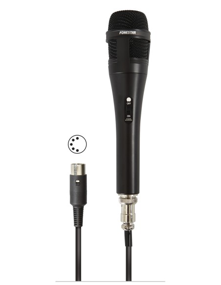 MICROFONO DINAMICO DE MANO UNIDIRECCIONAL FONESTAR FDM-1060-4