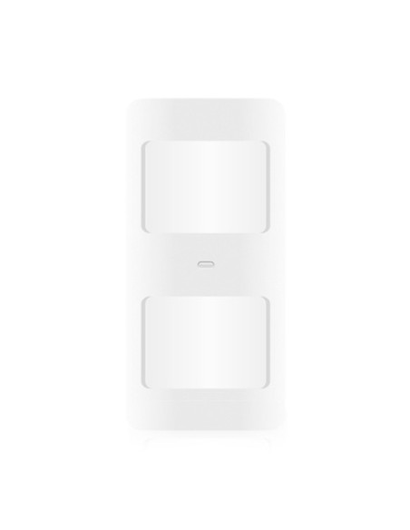 DETECTOR PIR ANTI MASCOTAS - INALÁMBRICO - ANTENA INTERNA - INDICADOR LED DE BAJA BATERIA - RANGO DE DETECCIÓN 8 M / 110º - ALIM