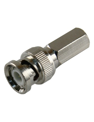 CONECTOR RÁPIDO SAFIRE - BNC PARA ENROSCAR - NO NECESITA CRIMPADORA - 35 MM (FO) - 14 MM (AN) - 15 G