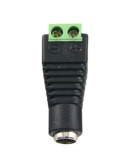 CONECTOR SAFIRE - DC HEMBRA - SALIDA +/ DE 2 TERMINALES - 36 MM (FO) - 13 MM (AN) - 5 G