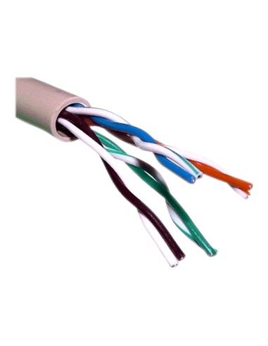 CABLE UTP SAFIRE - CATEGORÍA 5E - ROLLO DE 305 METROS - CUBIERTA COLOR GRIS - DIÁMETRO 5.5 MM - LIBRE DE HALÓGENOS
