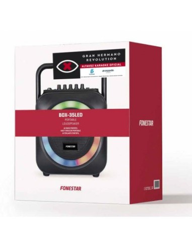 TRAGBARE LAUTSPRECHER-PARTY-KARAOKE FONESTAR 020-ZM-ZM