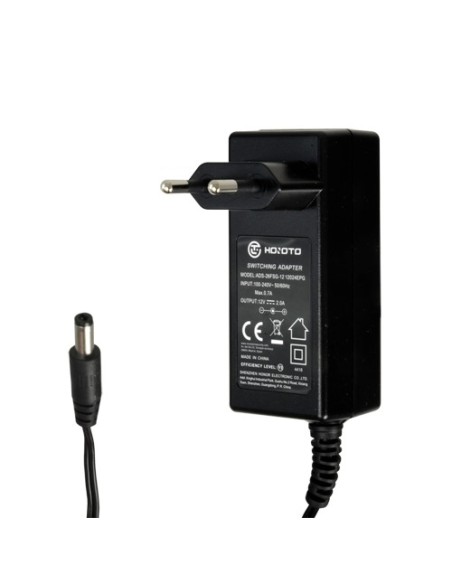 POWER SUPPLY - OUTPUT DC 12 V 2 A - 1 OUTPUT - JACK STANDARD - STABILISED - CABLE LENGTH 1.5M
