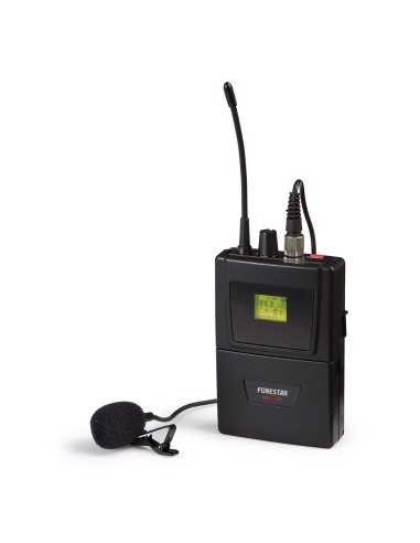 MICRÓFONO INALÁMBRICO DE PETACA UHF FONESTAR MSHT-45P-512