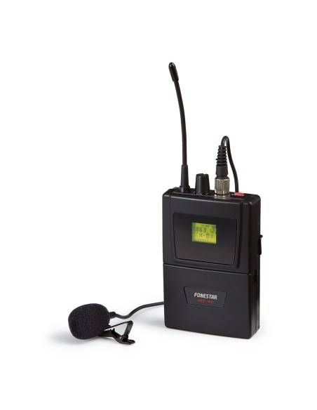 UHF-GÜRTELPACK-DRAHTLOSES MIKROFON FONESTAR LIGNUM-12SUB