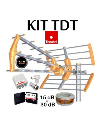 *Kit Antena TECATEL BKM-15 Naranja + Rol