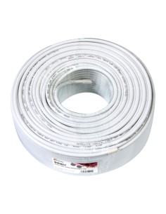 ROLLO 25 MT CABLE ANTENA TV-TDT BLANCO T 2