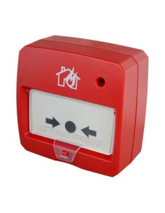 PULSADOR CONVENCIONAL REARMABLE - CERTIFICADO EN54 - INDICADOR LED - INSTALACIÓN EN SUPERFICIE - REARMADO CON LA MANO O POR LLAV