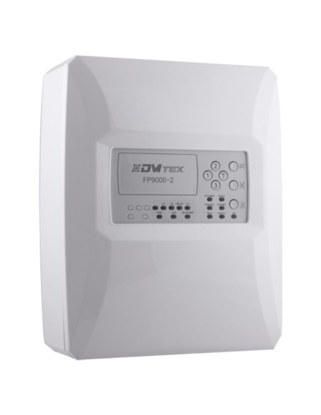 CENTRAL CONVENCIONAL DE 2 ZONAS - 2 SALIDA DE SIRENA - 2 SALIDAS DE ALARMA Y FALLO Y 2 SALIDAS DE RELÉ CONFIGURABLES - SALIDA PA