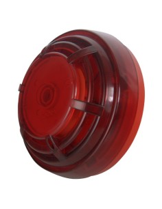 DMTECH - SIRÈNE D'INCENDIE INTÉRIEURE CÂBLÉE - PUISSANCE SONORE 96 DB A 1 M - FLASH LED - BASE BASSE POUR UNE INSTALLATION FACI