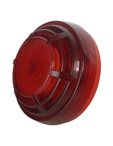 DMTECH - SIRENE CABLADA PARA INTERIOR DE INCÊNDIOS - POTÊNCIA DE SOM 96 DB A 1 M - FLASH LED - BASE BAIXA PARA FÁCIL INSTALAÇÃO