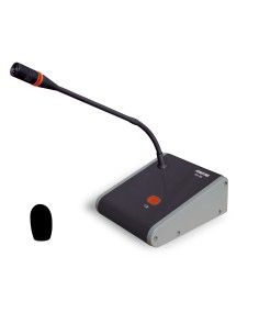 MICROFONO A CONDENSATORE DESKTOP CON TONI MUSICALI DI AVVERTIMENTO E PREAMPLIFICATORE FONESTAR LIGNUM-12SUB