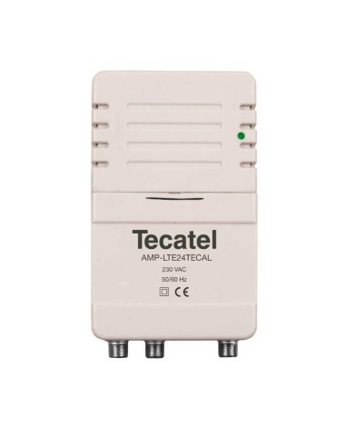 AMPLIFICADOR ANTENA TV INERIOR 2 SALIDAS TECATEL AMP-LTE24TE