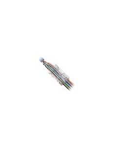 CONECTOR RJ45 PARA CRIMPAR - ESPECIAL CATEGORÍA 5 - APERTURA FRONTAL PARA FÁCIL INSTALACIÓN - 8P8C - 50 UDS (PRECIO POR UNIDAD) 2