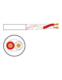 DOPPELADRIGE LAUTSPRECHERKABELROLLE FONESTAR 020-ZM-ZM