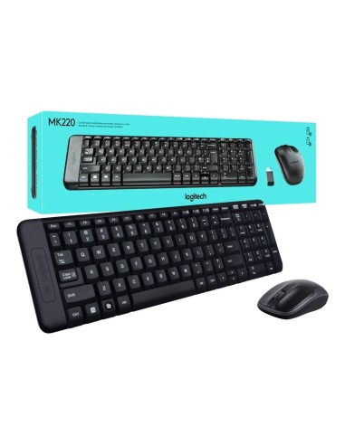 TECLADO LOGITECH INALAMBRICO KIT T+ R MK 220