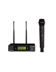 SISTEMA DE MICROFONE SEM FIO UHF DE 1 CANAL FONESTAR LIGNUM-12SUB