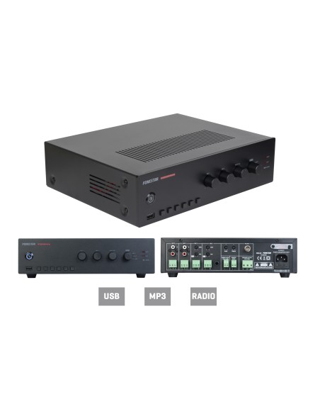 AMPLIFICATORE A ZONA SINGOLA PA FONESTAR LIGNUM-12SUB