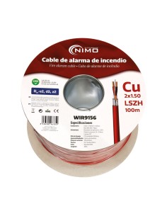 CABLE BLINDADO ALARMA E INCENDIOS LSZH,